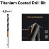 unbrand Punta per trapano HSS 1,5-6,5 mm 1/4 gambo esagonale per alluminio/legno rivesti