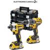 DEWALT DCK267D2T kit 18v dcd796d2 dcf887nt 2 batterie 2ah 2 valigette tstak