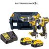 DEWALT DCK266P2T-QW kit 18v dcd796 dcf887 brushless 2 batterie 5ah caricabatt...