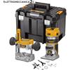 DEWALT DCW604NT-XJ fresatrice 18v brushless solo corpo macchina tstak adattat...