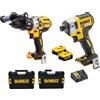 DEWALT DCK213P2T dcd996 dcf887 2 batterie 18v 5ah dcb184 2 valigette tstak