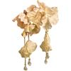 Orecchini donna perline floreali argento 925 orecchini aghi 7 cm 5 c