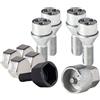 FARAD Kit Bulloni Antifurto Farad con 1 Chiave Cerchi in Lega COMPATIBILI con ALFA 159