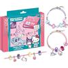 Lansay - SHINY POPS - Gioielli Scintillanti Hello Kitty and Friends - Cofanetto creazione bracciale e collana bambina con perline, charms kawaii e accessori moda - Attività creativa DIY dai 6 anni