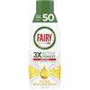 Fairy Platinum Detersivo Lavastoviglie Liquido, Gel Lavastoviglie, 50 Lavaggi, Extra Brillantezza, Profumo Di Limone