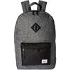Herschel Heritage, Zaino Adulti, Raven Crosshatch/Black, Taglia unica
