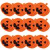 12 adesivi patch in tessuto non tessuto di Halloween, applique fai da te,