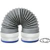 Accoppiatore di scarico magnetico 4 pollici per condotto sfiato asciugatrice col