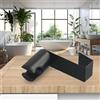 Not specified Staffa sospesa salvaspazio per doccia con supporto spruzzatore bidet nero