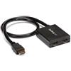 StarTech.com Sdoppiatore Splitter HDMI 4k @ 30hz 1x2 da 1 a 2 porte Alimentato