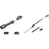 WORX Soffiatore a Batteria 20V WG543E Brushless Potente Leggero e Pratico Batteria e Caricatore & Tagliasiepi con asta telescopica 20 V max.| PowerShare | WG252E.9