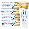 Sensodyne Dentifricio Complex Denti sensibili, Aiuta a controllare la formazione della placca per Denti Forti, Maxi formato 4 x 75ml