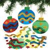 Baker Ross FE911 Kit di Biglietti con Palline di Natale - Confezione da 8, Creazione di Biglietti, Crea i tuoi Biglietti di Natale, Ideali per Progetti Artistici e Artigianali per Bambini