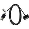 vhbw Cavo dati USB per Samsung Galaxy Note 10,1 GT-N8000 GT-N8010 10.1 LTE GT-N8020