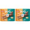RITTER SPORT SWEET'N SALTY DUO, Doppio Gusto in Unica Barretta, Tavoletta di Cioccolato al Latte Caramel Crush+ Tavoletta di Cioccolato al Latte Big Brownie, 218g (Confezione da 2)