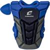 CHAMPRO Optimus Pro Plus - Protezione toracica ergonomica per Commotio Cordis con cappuccio rimovibile, 41,9 cm, colore: blu reale