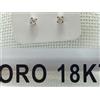 Orecchini in oro bianco 750 18 carati con diamanti 0,04 piu 0,04 carati +2310