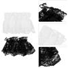 2 Pairs Guanti Donna Lolita Da Maniche Con Polsini Pizzo