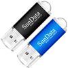 SunData 2 Pezzi 16GB Chiavetta USB Pen Drive 16GB Metallo USB2.0 Unità Memoria F