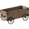 Carretto Fioriera Rustico Fioriera in Legno Shabby Chic per Negozio, Fioristi