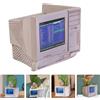 1pc Retro Computer Design Flowerpot Creative Bonsai Fioriera per casa luce