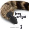 Crushious Plug Anale con Coda Volpe Foxy Delight 36 cm Sex Toy Giochi di Ruolo Erotici