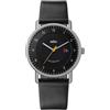 Braun Orologio Solare Classico (40 Mm) Con Quadrante Nero E BN0301BKSLBKG
