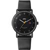 Braun Orologio Solare Classico (40 Mm) Con Quadrante Nero E Cinturino