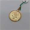 CIONDOLO SACRO MEDAGLIA DI SAN BENEDETTO IN ORO GIALLO 18KT 1,8 GRAMMI (8289)