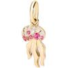 DoDo Ciondolo Dodo Medusa Preziosa DMC0022_JELLY_BSPOG Charm Oro Giallo Diamanti