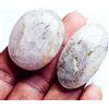 Quarzo Rutilato Naturale Cabochon Sciolto 110.45 Ct 2 Pezzi