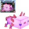 Paladone Luce Minecraft Axolotl Lampada con 5 Modalità di Colore, Alimentazione a Batteri