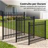 Pannelli per Recinzioni Modulari in Metallo per Giardino e Spazi Esterni