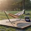Amaca Portatile con Telaio Resistente Letto Sospeso per Viaggio, Terrazzo