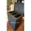 GENSINI MOBILE PER LA RACCOLTA DIFFERENZIATA STILE RATTAN 65x45x88H ESTERNO INTERNO 2026