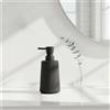 Dispenser di Sapone Liquido Rigato Dispenser con Pompa Compatto per Bagno,