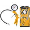 Ingco Manometro Pressione Gomme Auto Pistola Gonfiaggio Pneumatici per Auto Moto INGCO