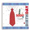 Subitodisponibile BOUTIQUE Biglietto auguri BUON COMPLEANNO uomo quadrato a rilievo con ap 03PN