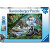 Ravensburger - Puzzle Animali della giungla, 100 Pezzi XXL - Puzzle Jqjw