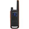 Motorola T82 Twin Pack & Chgr ricetrasmittente 16 canali Nero, Arancione