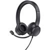 Trust Cuffie con Microfono Trust Ayda 25087 - Comfort On-Ear per Lavoro e Call
