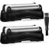 Kufaerbeam Testine di ricambio per rasoio serie 3 32B compatibili con Braun S3 3040s 3000s