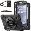 BRAECN Cover Tablet per Samsung A9 - Samsung Galaxy Tab A9 8.7" 2023 Nero | Cust