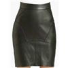 Zayn Leather Gonna da donna in vera pelle di agnello morbida pelle nera gonna corta minigo...