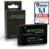 PATONA Premium Batteria LP-E17 1100mAh, non adatta ai caricabatterie Canon | Bat