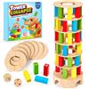 Montrix Giochi Montessori per Bambini, Gioco di Società 3 4 5 6 Anni, 48 Blocchi di Legn