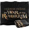 LOGOVISION Lord Of The Rings War Of The Rohirrim The War Of The Rohirrim Logo Coperta super morbida al tatto setoso - 152 x 127 cm