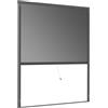 Windhager Cool 03290 - Zanzariera per Finestra con Telaio in Alluminio, Protezio