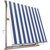 VERDELOOK | Tenda da Sole Milos a Caduta avvolgibile con Braccetti 80 cm per Anc