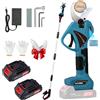 MISTRO FORBICI POTATURA A BATTERIA ASTA TELESCOPICA 2,4M 45MM ELETTRICHE GIARDINO